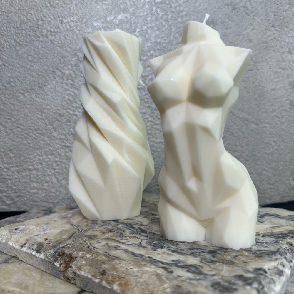 Set of candles ( 2 pieces ) . All natural soy wax,PHTHALATE-FREE, PARAFFIN-FREE.
